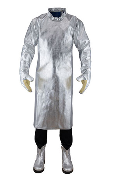 Aluminized Aramid Apron With Sleeves