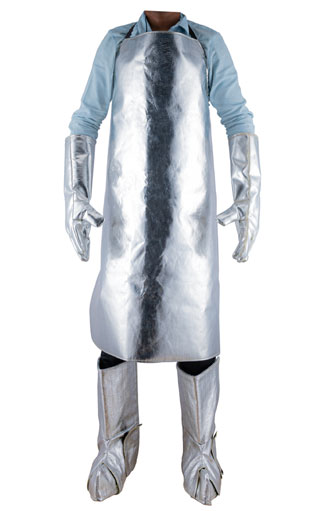 Aluminized fiberglass without Sleeves apron