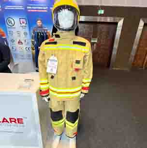 Khaki Fire Fighting Suit by HiCare